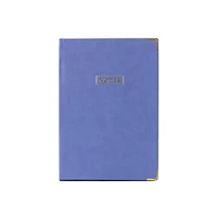 Journal Hilroy® À Bordure Dorée Bleue,7X10 Journal