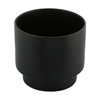 Pot en Céramique Surélevé Anko Noir Pot noir surélevé