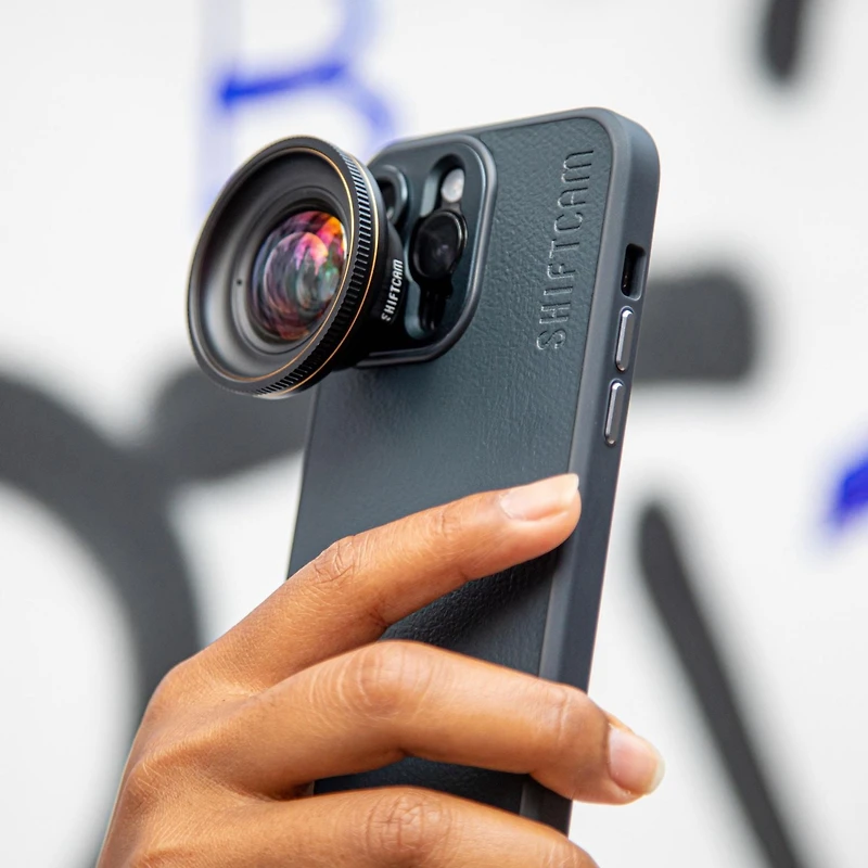 Étui pour appareil photo ShiftCam avec monture d'objectif pour iPhone 14 Pro Max - Charbon