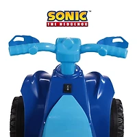 SONIC 6V QUAD ATV RIDE On/ TEAM/ BLU w/ LT BLU SEAT