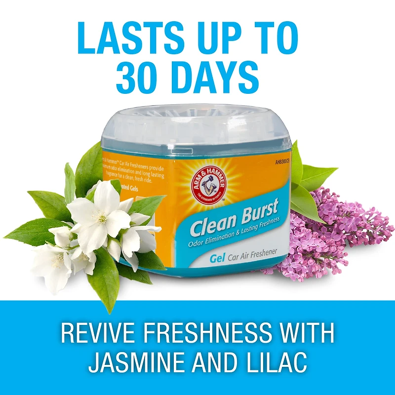 Assainisseur d'air en gel Arm & Hammer, Eclat de proprete Assainisseur d'air en gel
