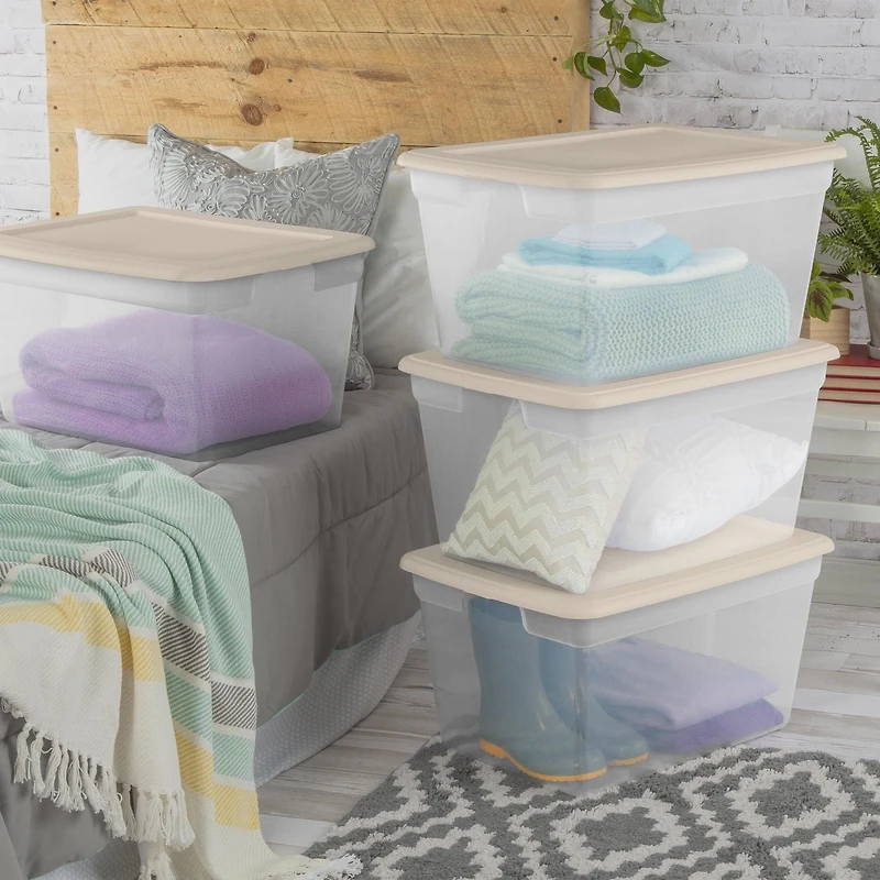 Sterilite 55L Storage Box - Bronze