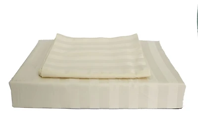Ensemble de housse de couette à rayures en bambou Maholi