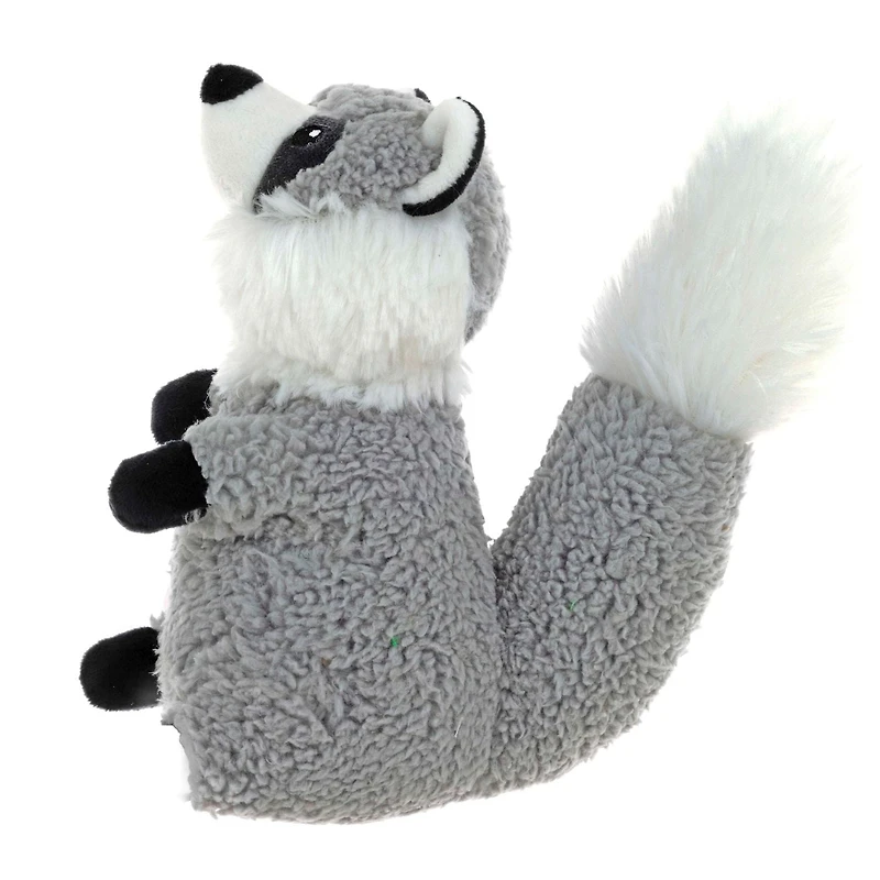 Only The Best For My Dog ® Jouet en peluche pour chien de 6,5 pouces, raton laveur