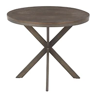 X Pedestal Table by LumiSource