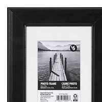 Cadre à photo swift 5 x 7 po à 3.5 x 5 po noir 12x17,78 cm à 8,89x12,7 cm