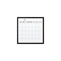 Quartet 12"x12" Wood Wrap Dry Erase Calendar Board, Dry Erase Board