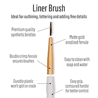 Plaid 10 Piece Detail Brush Set, 10 piece detail paint brush set