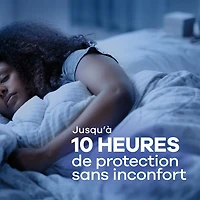 Always Infinity Feminine Pads for Women, Flexfoam Pads with Wings, Size 5, Extra Heavy Overnight Absorbency, Unscented, 11CT