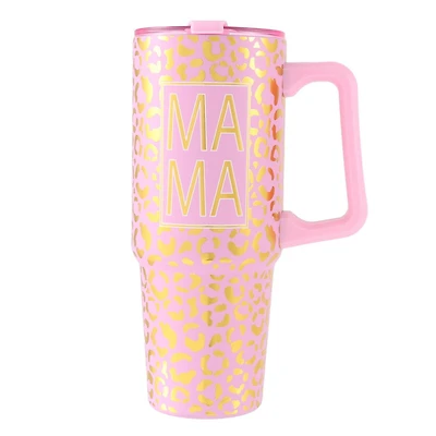 Mother's Day Mama Cheetah Tumbler