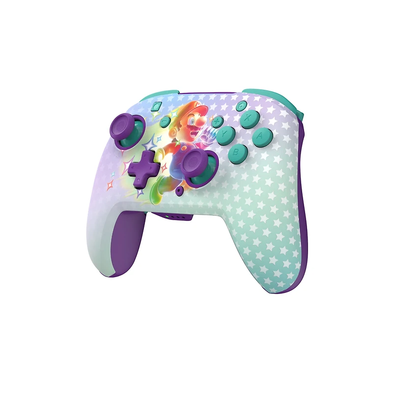 Rematch™ Wireless Controller: Invincible Mario – Officially licensed Nintendo wireless controller for casual and competitive gaming, Enhance your gaming experience with the officially licensed Nintendo Rematch Wireless Controller, featuring a Super Mario design with glow-in-the-dark functionality and built-in motion controls.