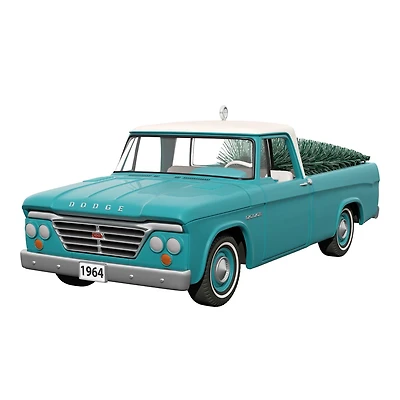 Décoration de Noël, Keepsake de Hallmark (Dodge D-100 1964, Camionnettes américaines, 2024, en métal)