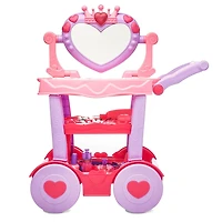 Centre de beaute sur chariot, lumière et son