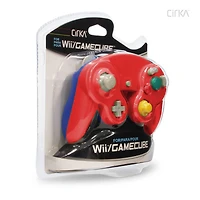 Hyperkin CirKa Wired Controller for GameCube®/Wii® (Red/ Blue)