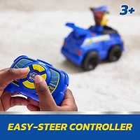 PAW Patrol Chase RC Action Cruiser, Remote Control Car with LED Lights & Easy-Steer Controller, Pretend Play Kids Toys for Boys & Girls Ages 3 and Up
