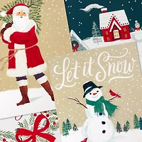 Hallmark Boxed Assorted Christmas Notes, Cozy Holidays (Pack of 20 Cards with Envelopes)