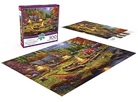 Buffalo Games Days to Remember Evening at Camp 500 Piece Jigsaw Puzzle