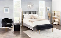 Fringe Ottoman from LumiSource