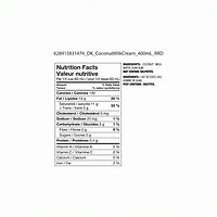 Delicious Kitchen Premium Coconut Cream, 400 mL
