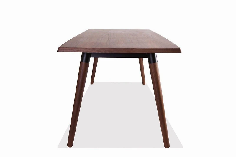 Table Copine rectangulaire couleur noyer