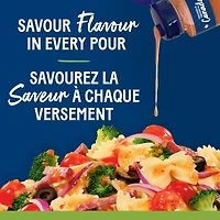 Vinaigrette Italienne Piquante, Bouteille KRAFT LIQUID DRESSING Zesty Italian
