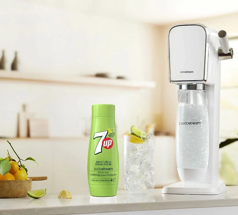 Arôme de 7up Zéro Sucre pour SodaStream 440 ml, faites 9 litres