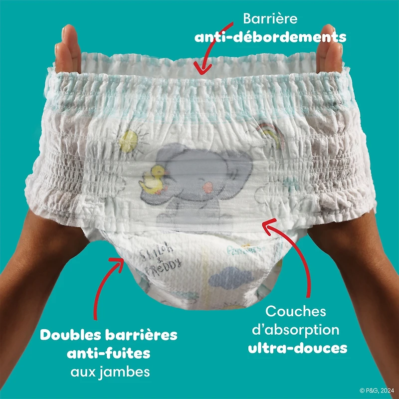 Pampers Swaddlers 360 Pull-On Diapers, for up to 100% Leakproof Skin Protection and Easy Changes, 68CT