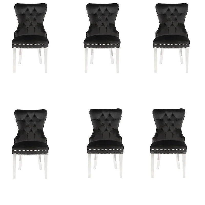 CHAIRUS CHAIR in Black SET OF 6