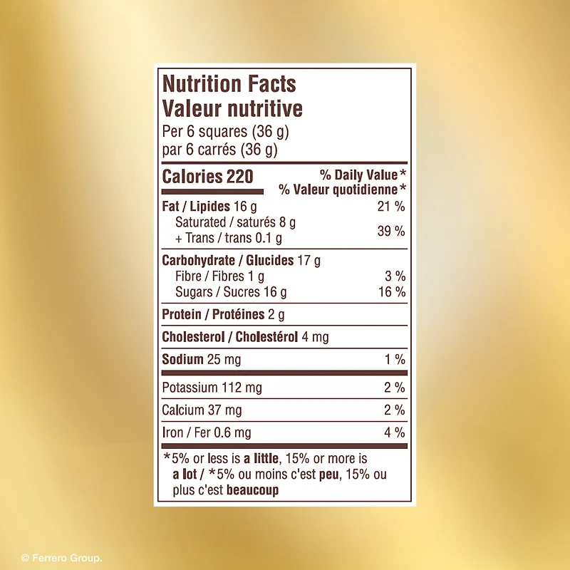 FERRERO ROCHER Premium Chocolate Bar, Milk Chocolate with Hazelnut, 90g