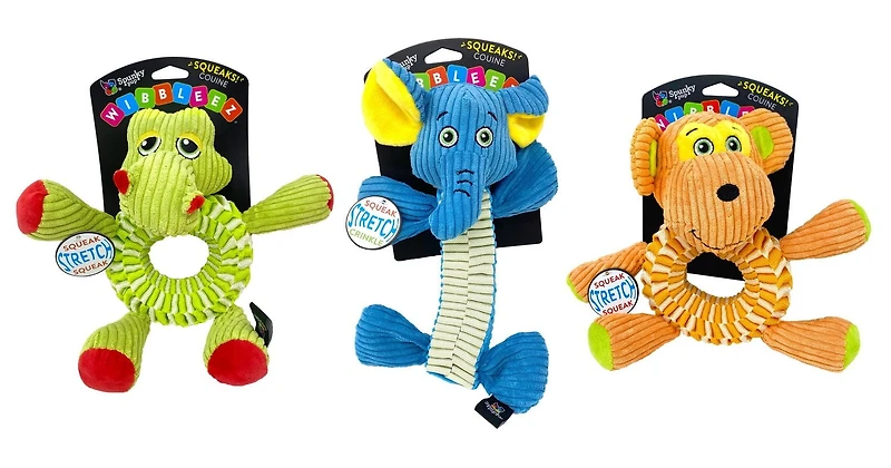 Jouet pour chien Wibbleez – grince, froisse, amusant !