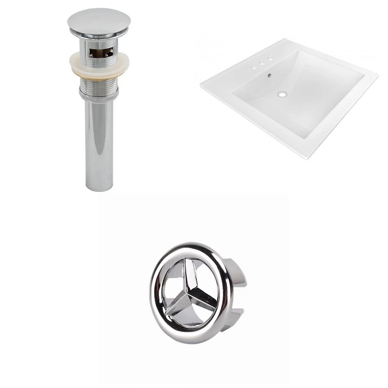 American Imaginations -in. W Ceramic Top SetAI