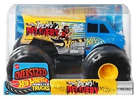 Hot Wheels Monster Trucks Camion surdimensionné Échelle1:24, Demo Delivery