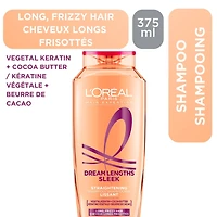 L'Oréal Paris Dream Lengths Sleek Stretching Shampoo 375 ml, For Long, Frizzy Hair