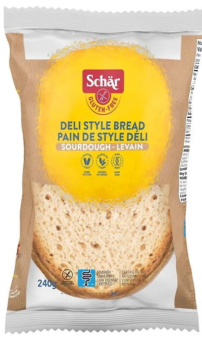Schär Gluten-Free Deli Style Sourdough Bread, 240GR