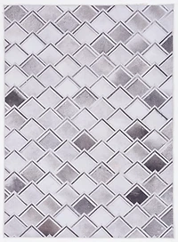 Laredo Fortin Grey & Ivory 3' x 5' Accent Rug