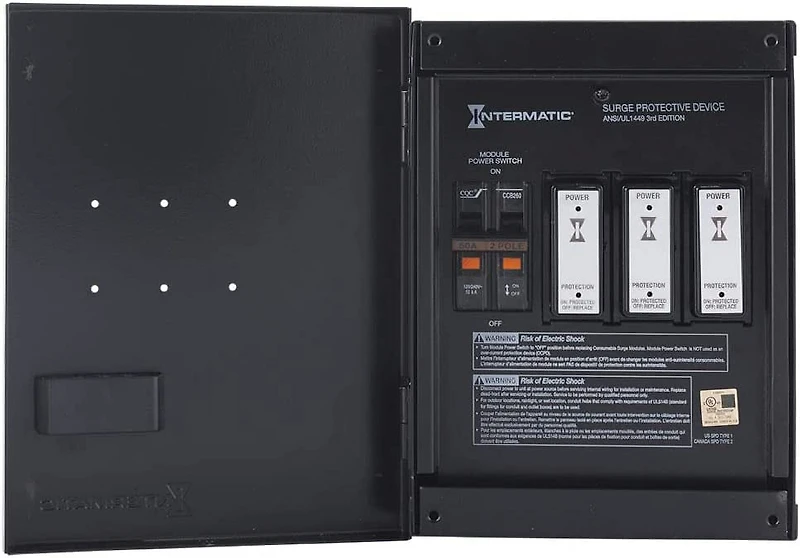 Intermatic SMART GUARD Whole Home Surge Protector, Metal Mounting Kit
