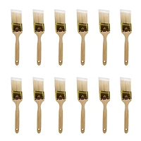 ACTION-1 Professional Quality Angled Paint Brush, Pack of 12