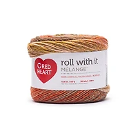 Laine acrylique Red Heart® Roll With It Melange™ n° 4, grosseur moyenne, coloris Agate 150 g (5,29 oz) 355 m (389 yards)