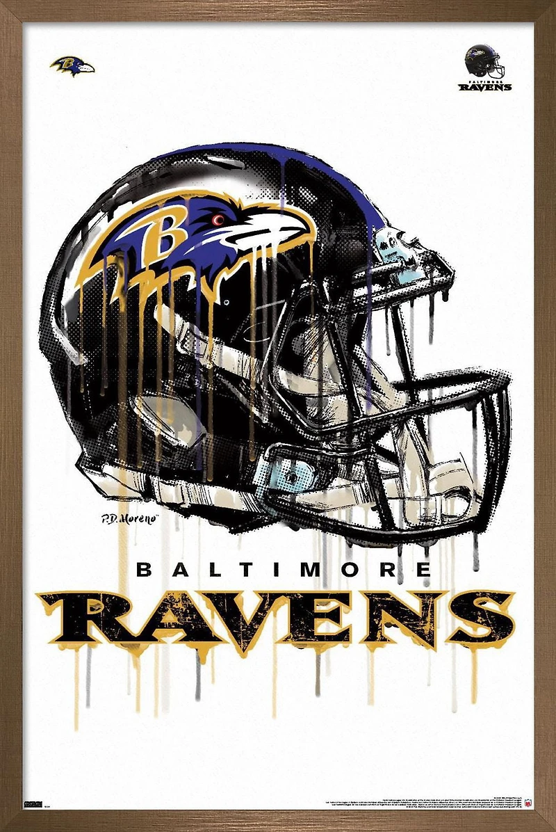 NFL Baltimore Ravens - Casque anti-goutte 20