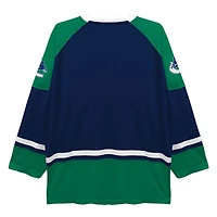 Deluxe Chandails de Fans de Hockey à manches longues pour homme de la LNH des Canucks de Vancouver