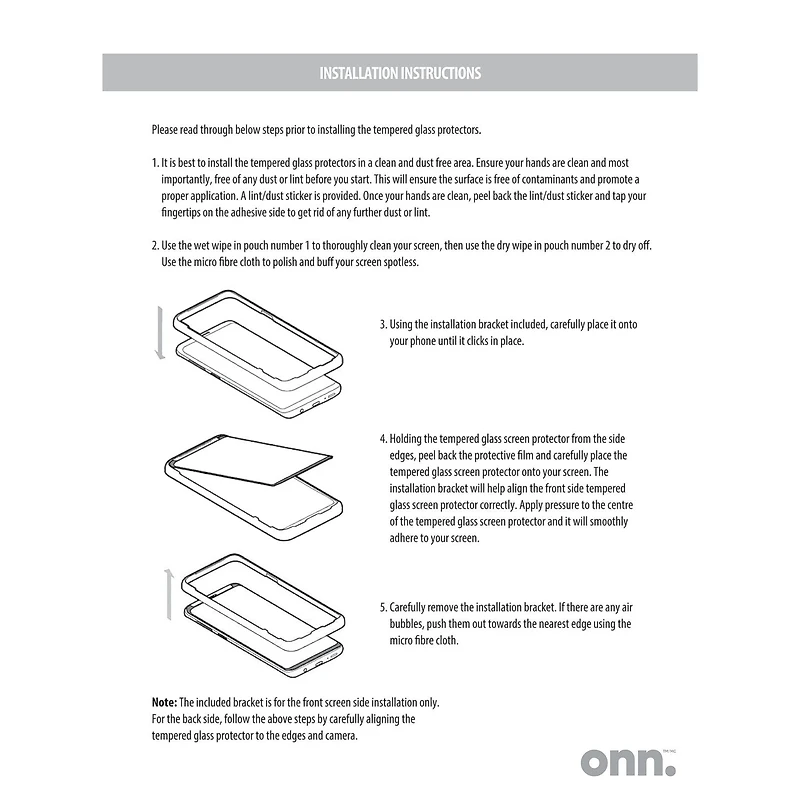 onn. Samsung Galaxy S22 Screen Protector