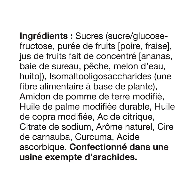 REALFRUIT 33% Less Sugar Paradise Punch, Dare Candy