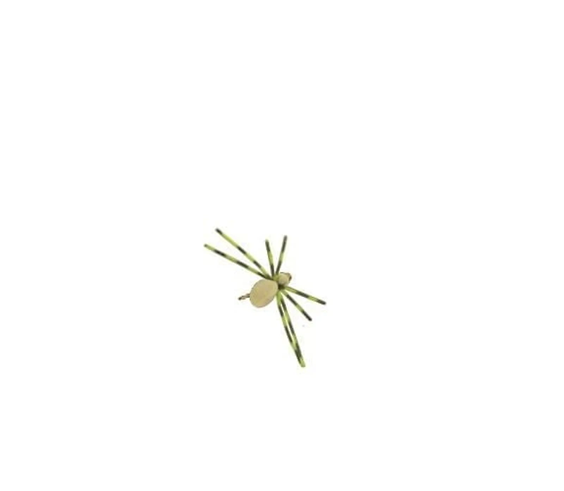 Superfly FLY6268-12P Dry Fly Foam Spider Yellow #12, They are generally loved by freshwater fish