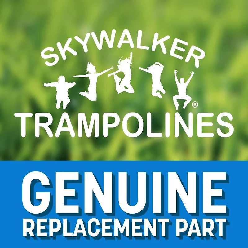 SKYWALKER TRAMPOLINES Rectangle de 9 x 15 pieds, bleu, coussin de ressort de remplacement pour trampoline d'extérieur, 2 pièces de couverture de ressort de sécurité pour trampolines à cadre rectangula