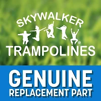 SKYWALKER TRAMPOLINES Rectangle de 9 x 15 pieds, bleu, coussin de ressort de remplacement pour trampoline d'extérieur, 2 pièces de couverture de ressort de sécurité pour trampolines à cadre rectangula