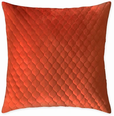 Oreiller décoratif en velours matelassé hometrends 18"x18"