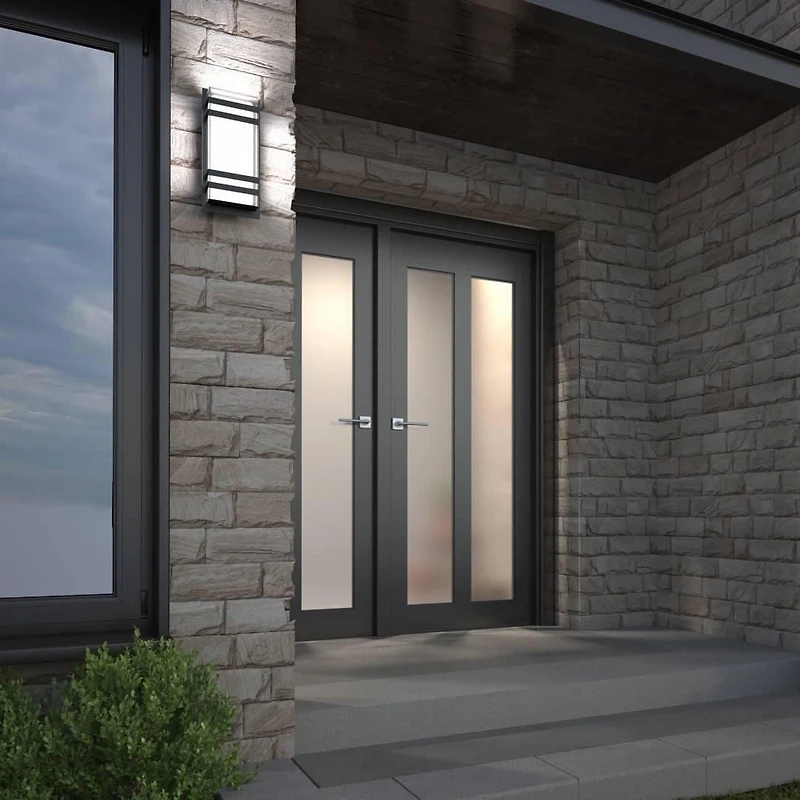 Artika Glow Box 3 indoor/outdoor light, Intergrated LED Outdoor Wall Light