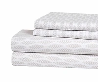 4 Piece High Quality Printed Microfibre Sheet Set