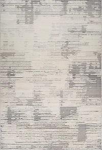 Rug Branch Nimbus Abstract Indoor Area Rug, Cream Grey, Modern - Living Room, Bedroom, Dining Room, and Kitchen