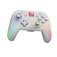 PDP Afterglow™ Wave Wireless Controller: White - Nintendo Switch, & Nintendo Switch - OLED Model, PDP AG Wave WL CNTRL: White